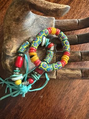 African beads.